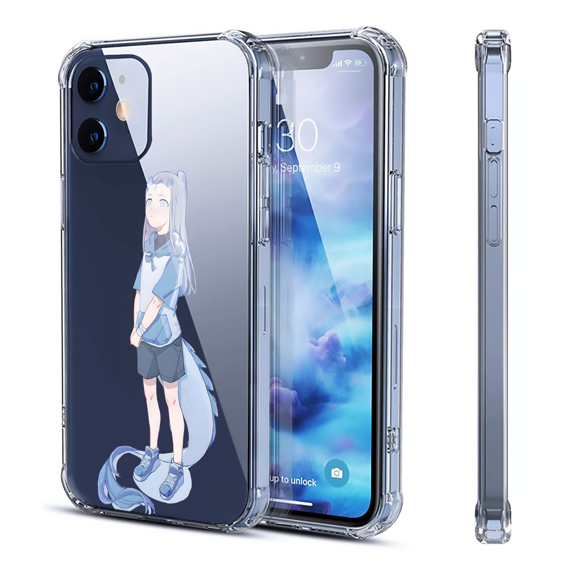 （画像用） Ne Zha 2 ナタ 魔童の大暴れ 【iPhone 12シリーズ対応】透明スマホケース（クリアソフトケース）